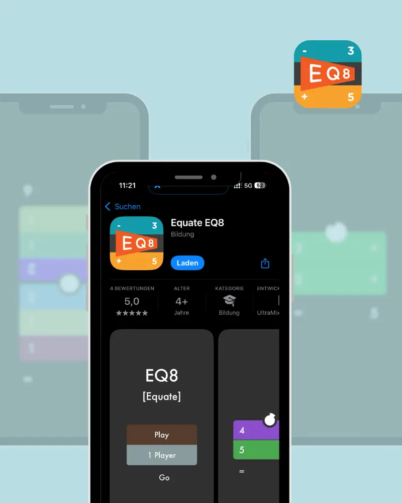 Projekt eq8 – Spielerisches Mathe lernen per App