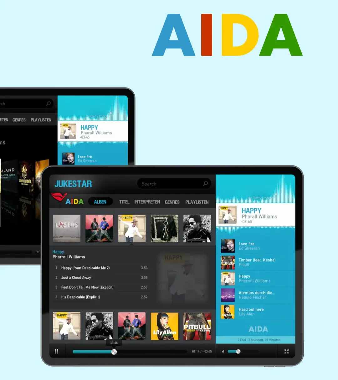 AIDA Jukestar Touch-Terminal